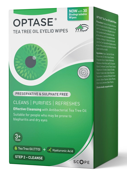Optase (Tea Tree Oil) Eyelid Wipes